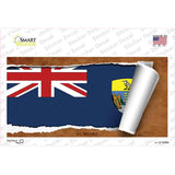 St Helena Flag Scroll Novelty Sticker Decal