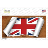 Britain Flag Scroll Novelty Sticker Decal