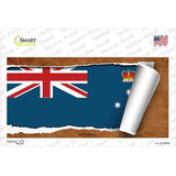 Victoria Flag Scroll Novelty Sticker Decal