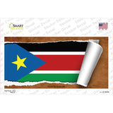 South Sudan Flag Scroll Novelty Sticker Decal