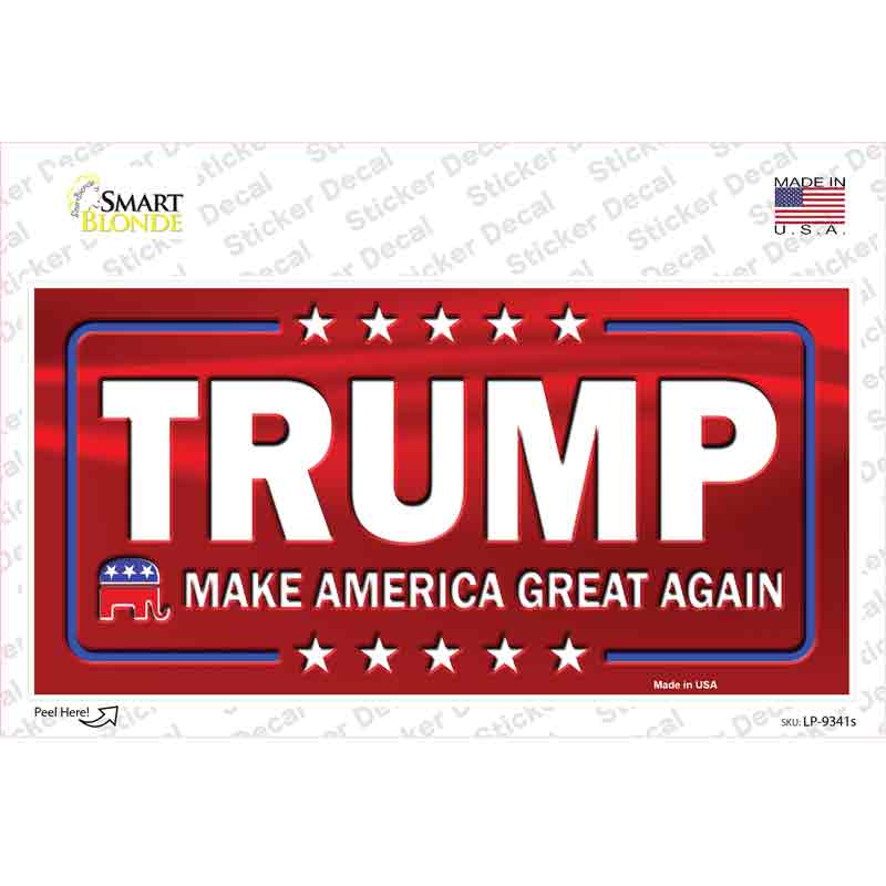 Trump MAGA Novelty Sticker Decal