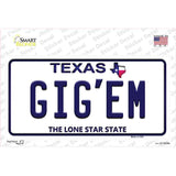 Gigem Texas Novelty Sticker Decal