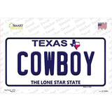 Cowboy Texas Novelty Sticker Decal