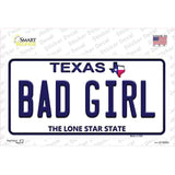 Bad Girl Texas Novelty Sticker Decal