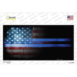American Flag Police Novelty Sticker Decal
