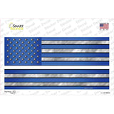 Blue American Flag Thin White Line Novelty Sticker Decal