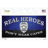 Real Heroes Blue Novelty Sticker Decal