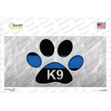 Thin Blue Line Paw K-9 Novelty Sticker Decal