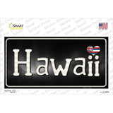 Hawaii Flag Script Novelty Sticker Decal