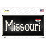 Missouri Flag Script Novelty Sticker Decal