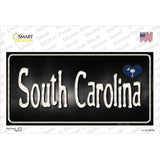 South Carolina Flag Script Novelty Sticker Decal