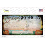 Georgia Rusty Novelty Sticker Decal