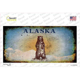 Alaska Bear Rusty Novelty Sticker Decal