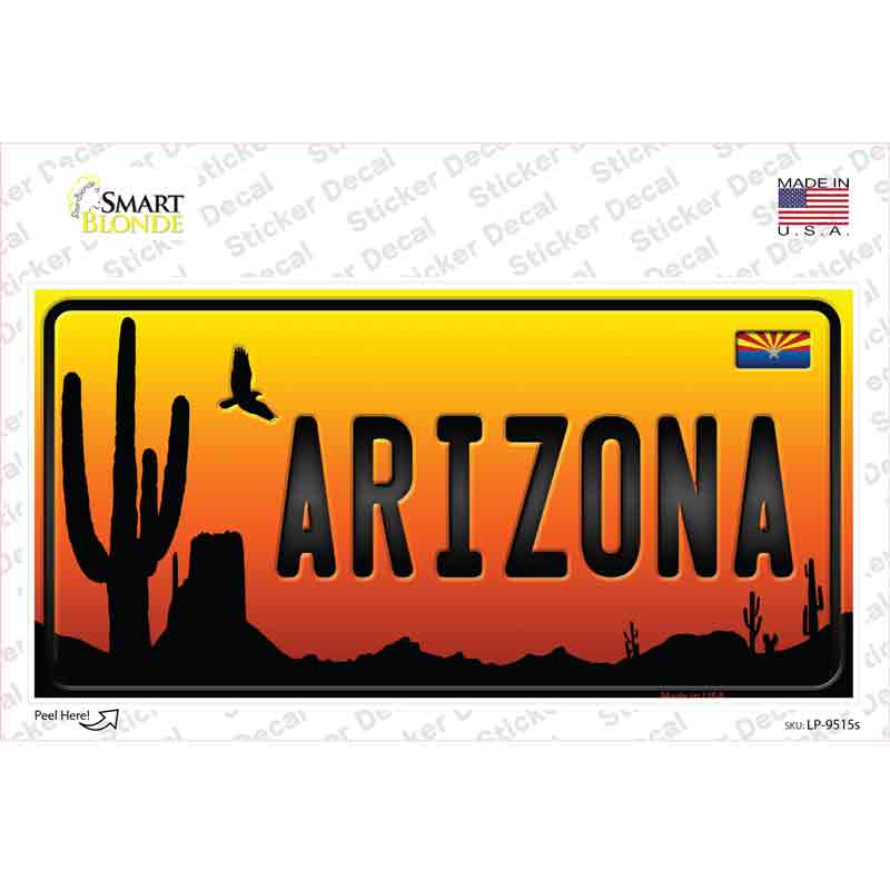 Arizona Scenic Novelty Sticker Decal