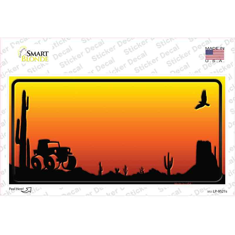 Jeep Blank Scenic Novelty Sticker Decal