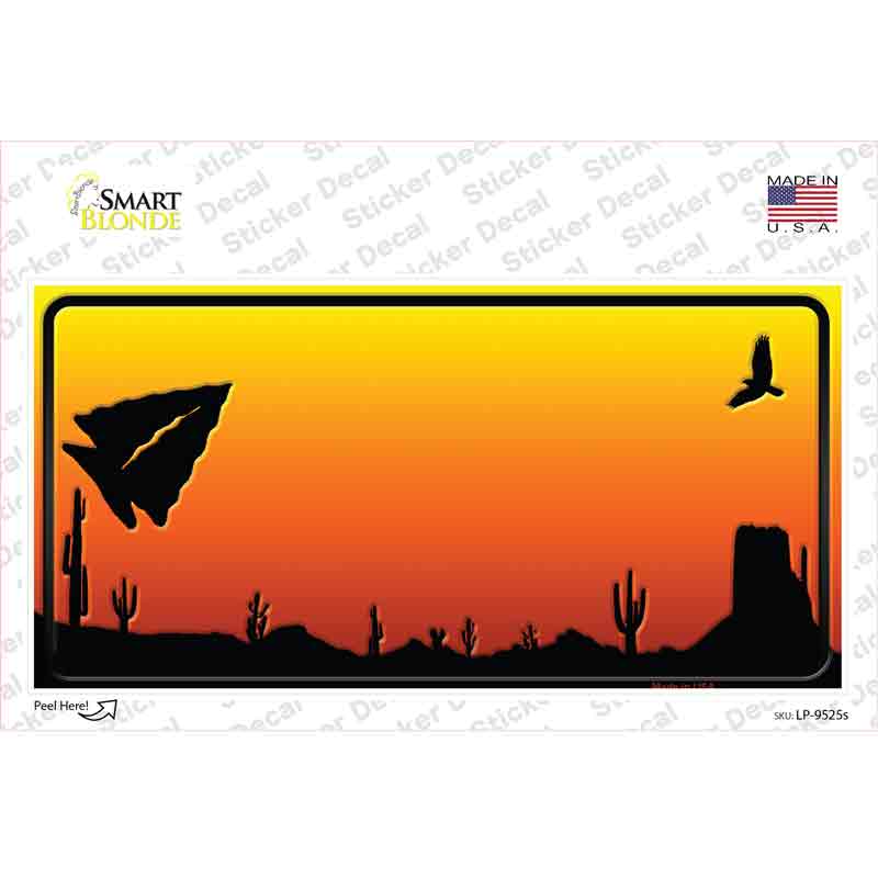 Arrowhead Blank Scenic Novelty Sticker Decal