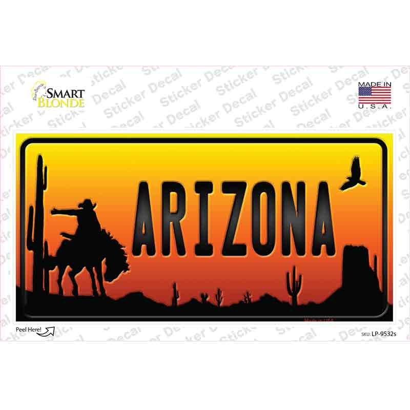 Rodeo Arizona Scenic Novelty Sticker Decal