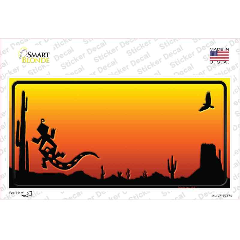 Lizard Blank Scenic Novelty Sticker Decal