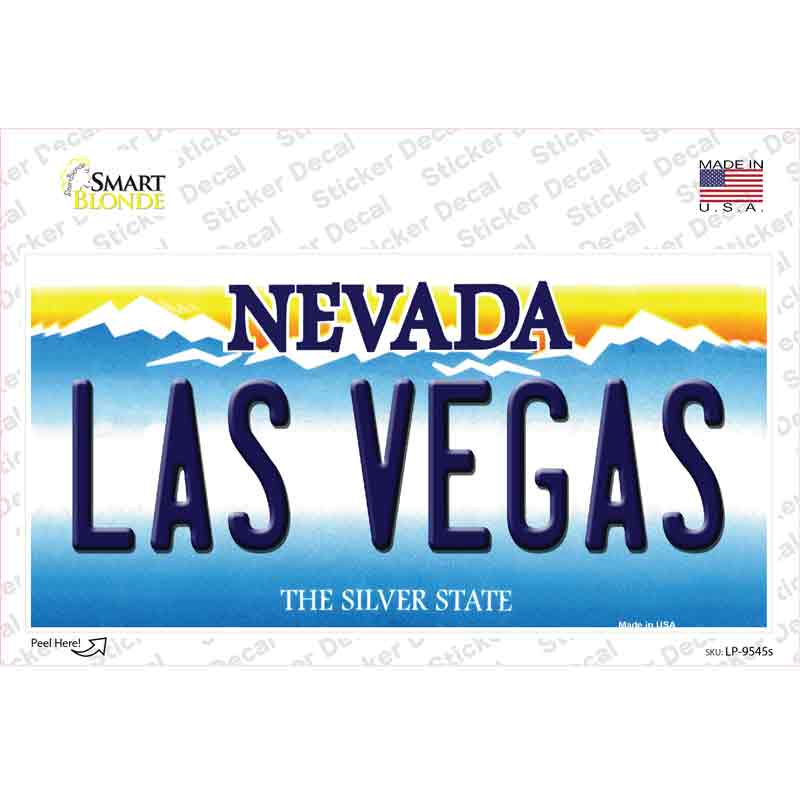 Las Vegas Nevada Novelty Sticker Decal