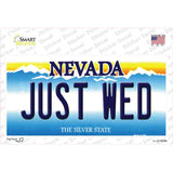 Just Wed Nevada Novelty Sticker Decal