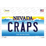 Craps Nevada Novelty Sticker Decal