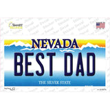 Best Dad Nevada Novelty Sticker Decal