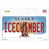 Ice Climber Alaska State Novelty Sticker Decal