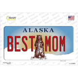 Best Mom Alaska State Novelty Sticker Decal