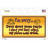 Phone Was Drunk Novelty Sticker Decal