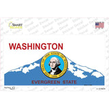 Washington With Seal Novelty Sticker Decal