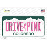Drive Pink Colorado Novelty Sticker Decal