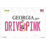 Drive Pink Georgia Novelty Sticker Decal