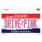 Drive Pink Idaho Novelty Sticker Decal