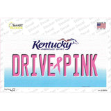 Drive Pink Kentucky Novelty Sticker Decal