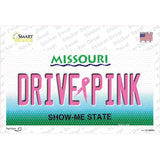 Drive Pink Missouri Novelty Sticker Decal