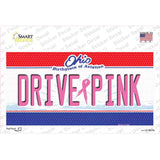 Drive Pink Ohio Novelty Sticker Decal