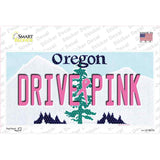Drive Pink Oregon Novelty Sticker Decal