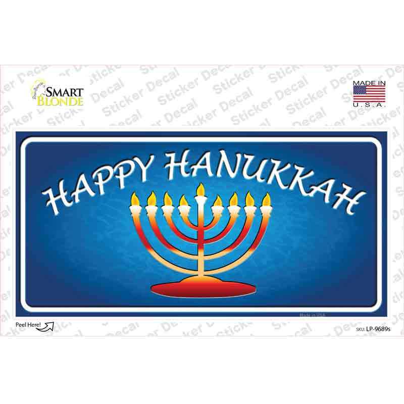 Hanukkah Novelty Sticker Decal