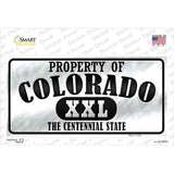 Property Of Colorado Novelty Sticker Decal