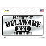Property Of Delaware Novelty Sticker Decal