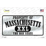 Property Of Massachusetts Novelty Sticker Decal