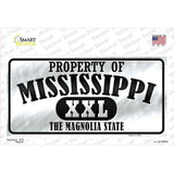 Property Of Mississippi Novelty Sticker Decal