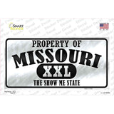Property Of Missouri Novelty Sticker Decal