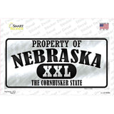 Property Of Nebraska Novelty Sticker Decal