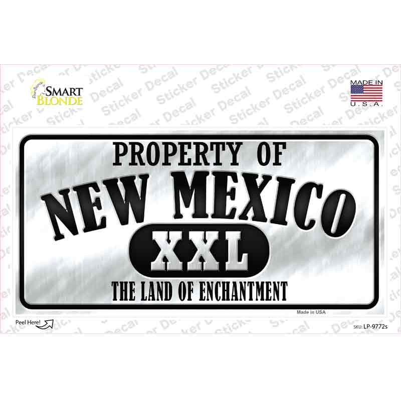 Property Of New Mexico Novelty Sticker Decal