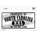 Property Of North Carolina Novelty Sticker Decal