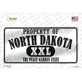 Property Of North Dakota Novelty Sticker Decal