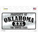 Property Of Oklahoma Novelty Sticker Decal