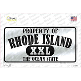 Property Of Rhode Island Novelty Sticker Decal
