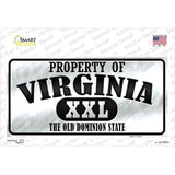 Property Of Virginia Novelty Sticker Decal